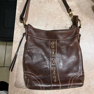 Vintage Coach 10399 Chelsea Brown Leather Handbag